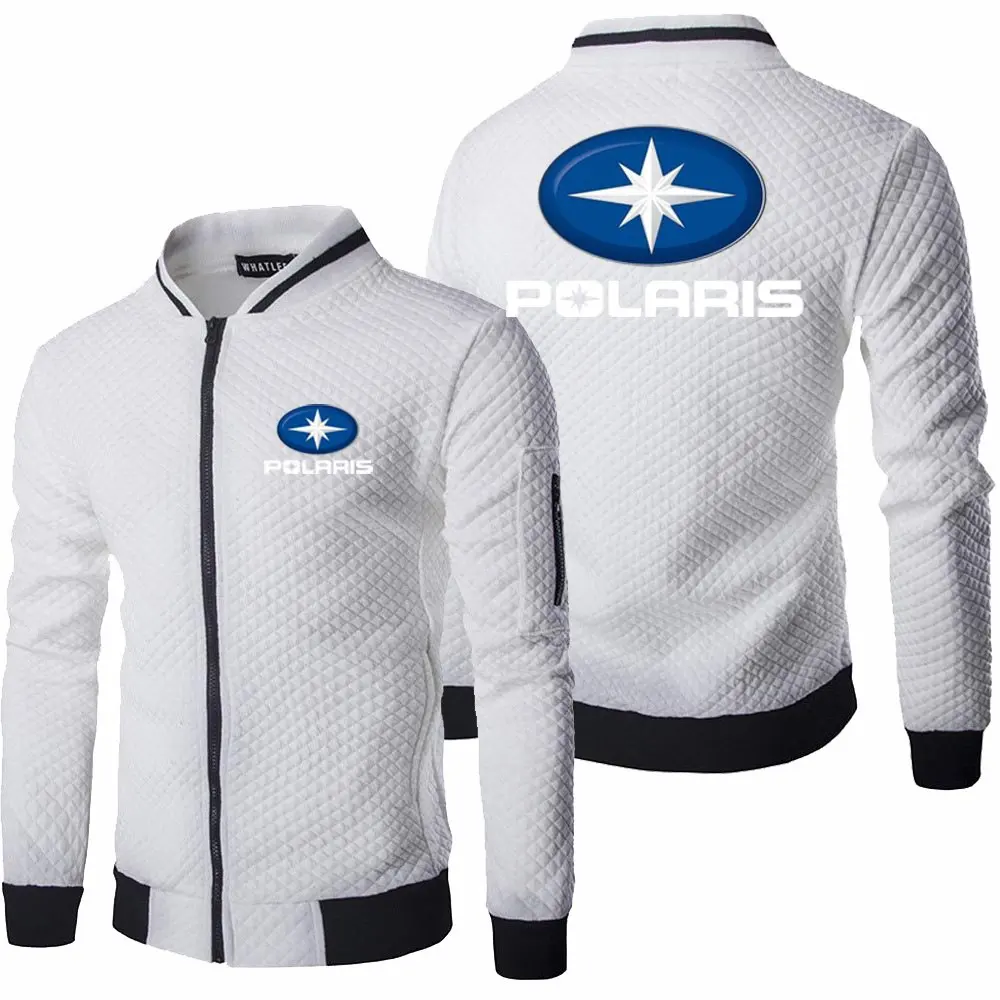 2021 New Spring Autumn Mens Polaris Logo Jacket Long Sleeve Sportswear Casual Zipper Hoody Male Sweatshirts Tops | Мужская одежда
