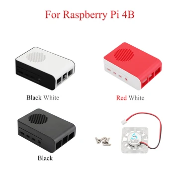 ABS Protective Case Cover Box Shell Enclosure With Cooling Fan DC 5V 0.2A For Raspberry Pi 4 Model B
ABS Protective Case Cover Box Shell Enclosure With Cooling Fan DC 5V 0.2A For Raspberry Pi 4 Model B