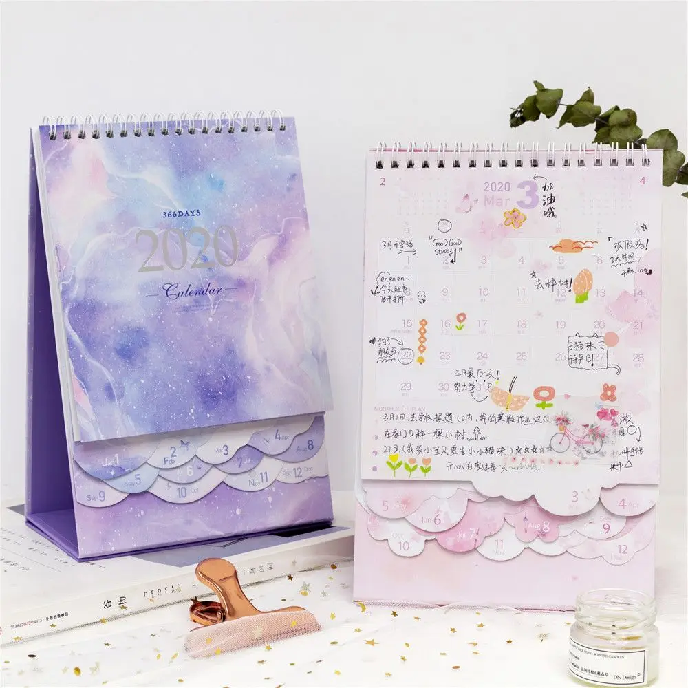 New 2020 Romantic Dreams Series Desk Calendar Cute Sakura Annual Schedule Home Office Desk Table Planner 2019.10-2020.12
New 2020 Romantic Dreams Series Desk Calendar Cute Sakura Annual Schedule Home Office Desk Table Planner 2019.10-2020.12