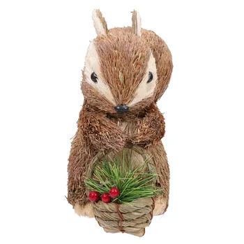 1Pc Home Decor Exquisite Adorable Creative Fashion Desktop Ornament Grass Squirrel Craft Squirrel Decor for Office
1Pc Home Decor Exquisite Adorable Creative Fashion Desktop Ornament Grass Squirrel Craft Squirrel Decor for Office