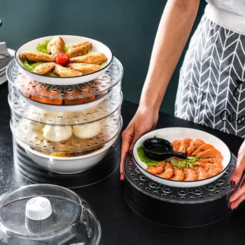 Household Insulation Dish Cover Thickening Be Superimposed Table Cover Dustproof Refrigerator Kitchen Dishes Food Storage Lids
Household Insulation Dish Cover Thickening Be Superimposed Table Cover Dustproof Refrigerator Kitchen Dishes Food Storage Lids