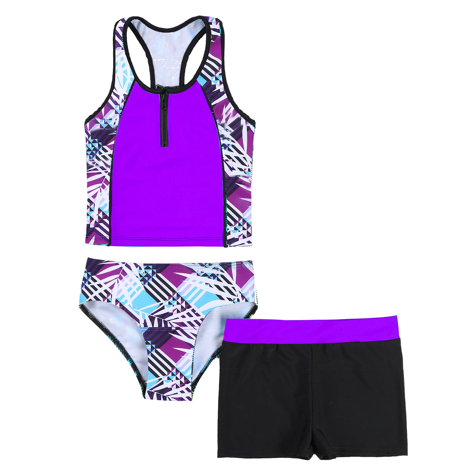 Summer Kids Girls Swimsuits Sets 3 Piece Beachwear Bathing Suit Sleeveless Floral Racerback Vest Triangle Pant Short Outfits
Summer Kids Girls Swimsuits Sets 3 Piece Beachwear Bathing Suit Sleeveless Floral Racerback Vest Triangle Pant Short Outfits