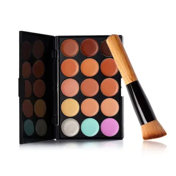 15 Color Professional Concealer Palette Cream Care Women Makeup Tool Base Palettes with Brush
15 Color Professional Concealer Palette Cream Care Women Makeup Tool Base Palettes with Brush