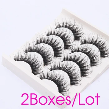10 Pairs/Set 3D Faux Mink Eyelashes Messy Eye Lash Extension Sexy Eyelash Full Strip Eye Lashes By chemical fiber
10 Pairs/Set 3D Faux Mink Eyelashes Messy Eye Lash Extension Sexy Eyelash Full Strip Eye Lashes By chemical fiber
