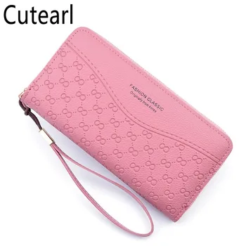 Womens Embossed Practical Long Wallet Zipper Closure Lady Phone Coin bag Fashion Wristband Card Holder Leather Cartera Mujer
Womens Embossed Practical Long Wallet Zipper Closure Lady Phone Coin bag Fashion Wristband Card Holder Leather Cartera Mujer
