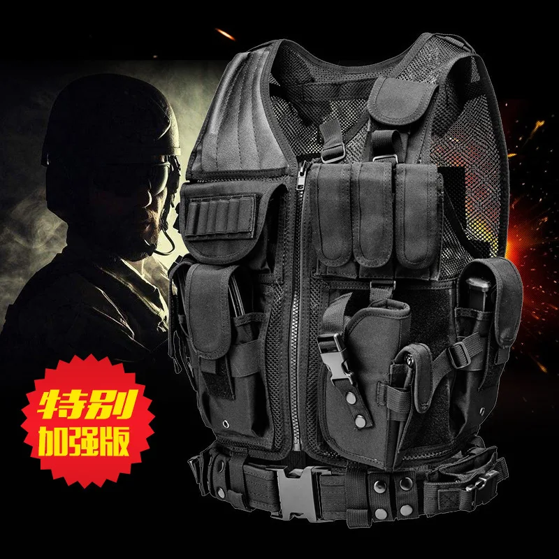 Manufacturers Direct Selling Army Fans Tactical Vest Camouflage Outdoor Counter Strike Cosplay Equipment Field Operations Protec
Manufacturers Direct Selling Army Fans Tactical Vest Camouflage Outdoor Counter Strike Cosplay Equipment Field Operations Protec