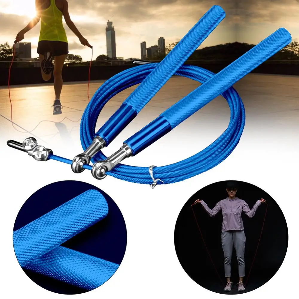 Adjustable High Speed Steel Jump Rope Roller embossing non-slip handle Double Bearing Gym Children Exercise skipping rope New
Adjustable High Speed Steel Jump Rope Roller embossing non-slip handle Double Bearing Gym Children Exercise skipping rope New
