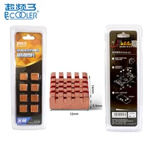 PCCOOLER 8pcs Pure Copper Ram Heatsink For DDR DDR2 DDR3 RAM Heat Sink Radiator Memory RHS03
PCCOOLER 8pcs Pure Copper Ram Heatsink For DDR DDR2 DDR3 RAM Heat Sink Radiator Memory RHS03