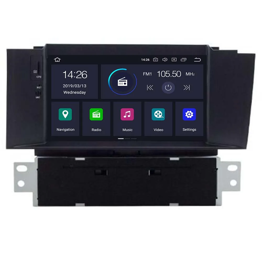 2 Din 7 Inch Android 10 Car DVD Player For Citroen C4 C4L DS4 Wifi GPS Radio 4G RAM +64G Navigation WIFI Multimedia | Автомобили и