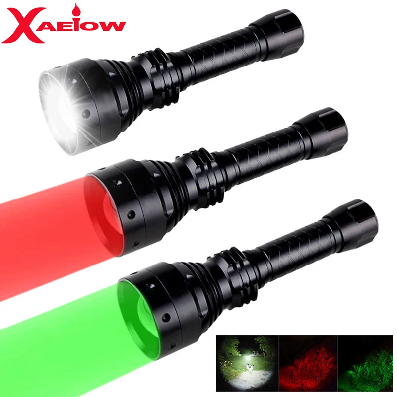 T67 LED Hunting LED Flashlight Tacticel Torch Lantern White/Red/Green Recharge Flashlight 1300-300 LM Light with 18650 Battery
T67 LED Hunting LED Flashlight Tacticel Torch Lantern White/Red/Green Recharge Flashlight 1300-300 LM Light with 18650 Battery