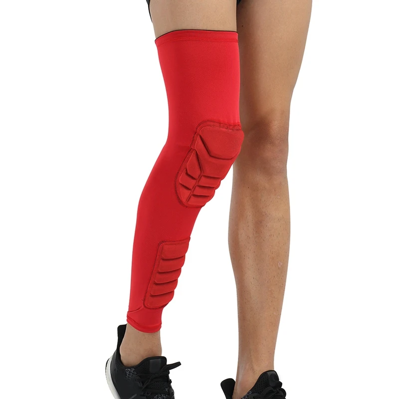1pc Pad Joelho Manga Longa Respirável Leg Protector Capa Protetora Acessórios de Fitness Basquete Futebol Sportswear Ao Ar Livre 1pc Pad Joelho Manga Longa Respirável Leg Protector Capa Protetora Acessórios de Fitness Basquete Futebol Sportswear Ao Ar Livre