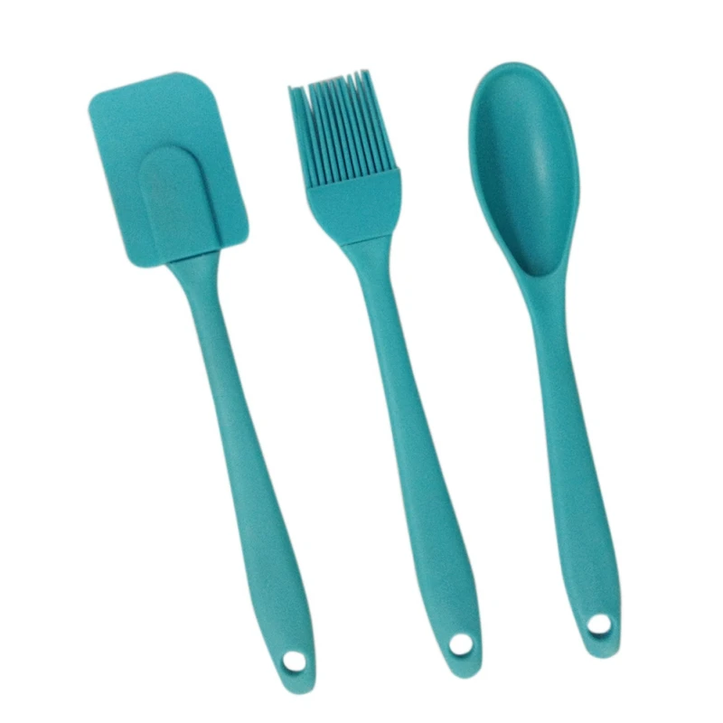 3PCS Silicone Baking Tool Spatula Spoon Brush Household Kitchen DIY Baking Tool Sets 
3PCS Silicone Baking Tool Spatula Spoon Brush Household Kitchen DIY Baking Tool Sets