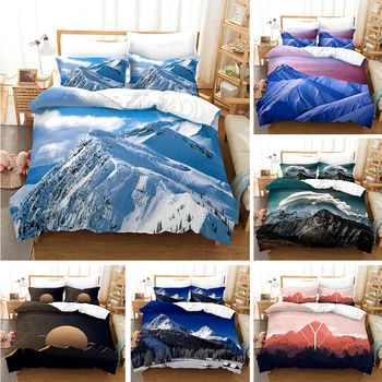 Natural Scenery 3D Digital Printing Comfortable Bedding Quilt Cover Pillow Case 3Pcs Set Soft Home Textile Products
Natural Scenery 3D Digital Printing Comfortable Bedding Quilt Cover Pillow Case 3Pcs Set Soft Home Textile Products