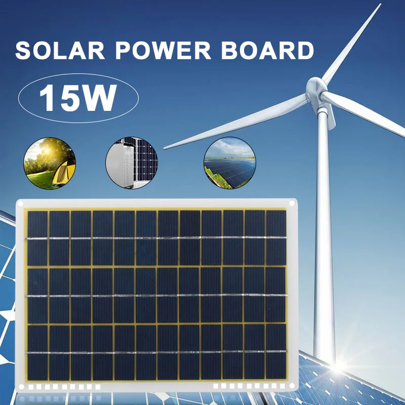 15W 27*18.5*0.3cm Solar Charging Equipment Solar Panel Phone Charger Home Improvement Travel Camp IP65 Solar Cells Powered
15W 27*18.5*0.3cm Solar Charging Equipment Solar Panel Phone Charger Home Improvement Travel Camp IP65 Solar Cells Powered