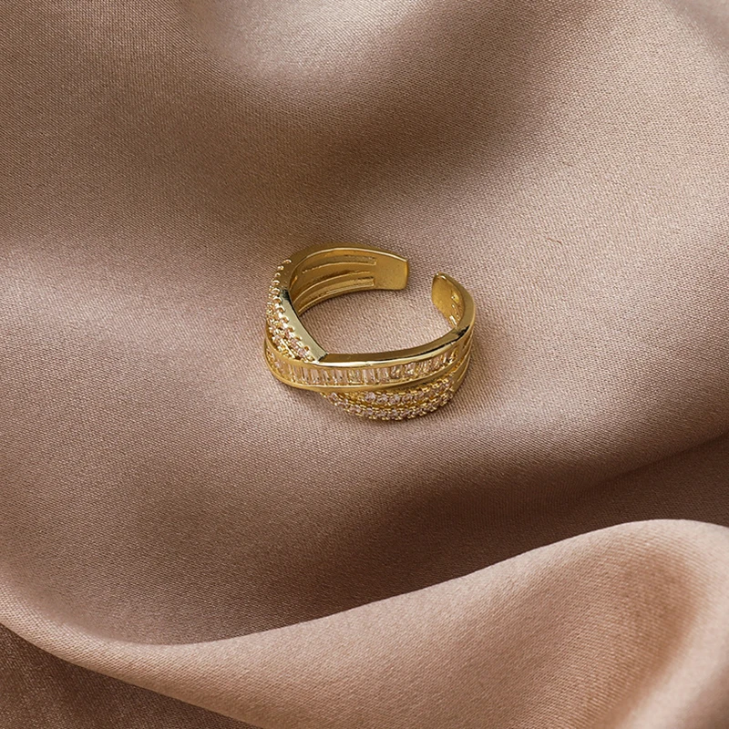 South Korea High Quality Delicacy Light Luxury Cross Adjustable GIRL'S Rings Gift Banquet WOMEN'S Jewelry Ring
South Korea High Quality Delicacy Light Luxury Cross Adjustable GIRL'S Rings Gift Banquet WOMEN'S Jewelry Ring
