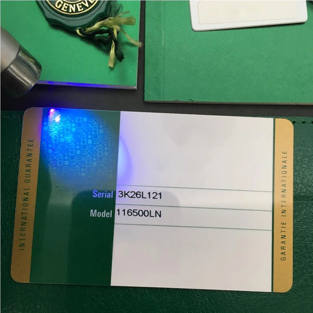 Original Correct Matching Green Booklet Papers Security Card Top Watch Box for Role Boxes Watches Free Print Custom Cards
Original Correct Matching Green Booklet Papers Security Card Top Watch Box for Role Boxes Watches Free Print Custom Cards