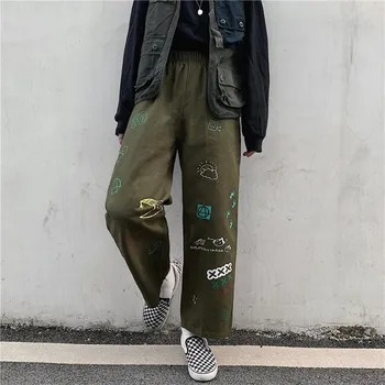 NiceMix Harajuku streetwear Print joggers Women Pants Wide Leg Vintage trousers Spring Pantalon Femme All Ins Ropa Mujer New
NiceMix Harajuku streetwear Print joggers Women Pants Wide Leg Vintage trousers Spring Pantalon Femme All Ins Ropa Mujer New