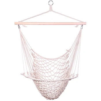 Outdoor Portable Cotton Hanging Rope Air/Sky Chair Swing beige Suitable for outdoor use
Outdoor Portable Cotton Hanging Rope Air/Sky Chair Swing beige Suitable for outdoor use