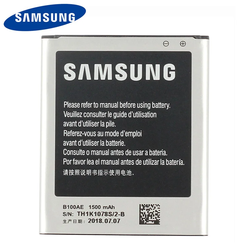 Фото Оригинальный аккумулятор Samsung B100AE для SAMSUNG Galaxy Ace 3 4 S7898 S7568i S7278 S7272 i679 i699i G313H S7270 S7262