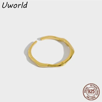 INS Minimalist 18K Gold Filled 925 Sterling Silver Ring irregular Fine rings Opening Gold 925 Sterling Silver Ring
INS Minimalist 18K Gold Filled 925 Sterling Silver Ring irregular Fine rings Opening Gold 925 Sterling Silver Ring