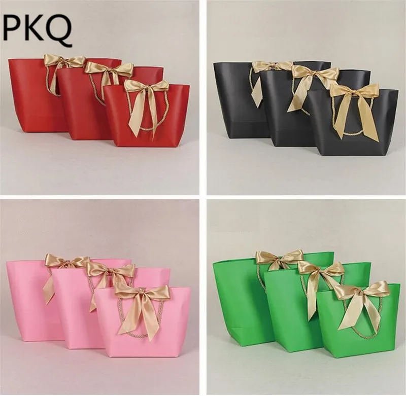 3size blank cardboard paper bag candy bag wedding favors gift