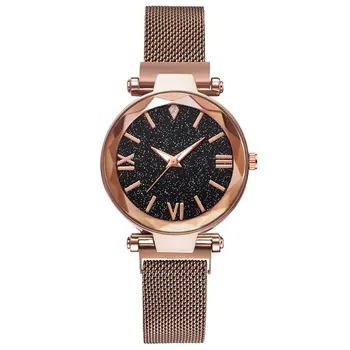 Starry Sky watch watch Female / fashion lazy magnet buckle ladies Watch Ladies Quartz Alloy Mesh Band Watch exquisite
Starry Sky watch watch Female / fashion lazy magnet buckle ladies Watch Ladies Quartz Alloy Mesh Band Watch exquisite
