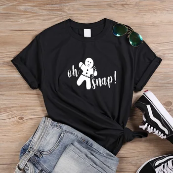 ONSEME Oh Snap Christmas Graphic Tees Women Plus Size T-shirt Short Sleeve Summer Tops 2019 Grunge Aesthetic White T Shirt Q-835
ONSEME Oh Snap Christmas Graphic Tees Women Plus Size T-shirt Short Sleeve Summer Tops 2019 Grunge Aesthetic White T Shirt Q-835