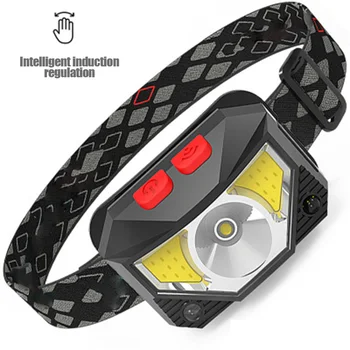 LED Smart Induction Fishing Headlight Mini USB Headlight Built-in Battery Multifunction Outdoor COB Light ALI88
LED Smart Induction Fishing Headlight Mini USB Headlight Built-in Battery Multifunction Outdoor COB Light ALI88