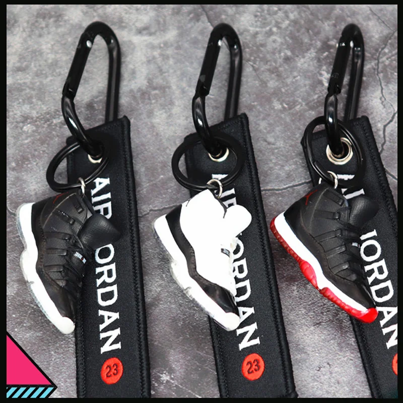 Handmade 3D AJ11 KeyChain Air Mini Jordan Sneakers Model Key chain Cute Basketball Shoes Key Ring
Handmade 3D AJ11 KeyChain Air Mini Jordan Sneakers Model Key chain Cute Basketball Shoes Key Ring