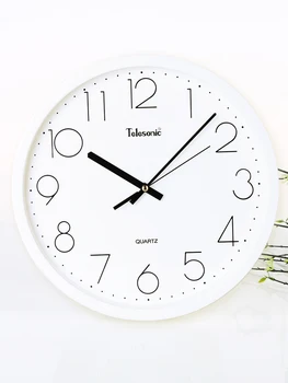 Modern Design Wall Clock Mechanism Simple Quiet Nordic Wall Clock White Living Room Reloj Mural Home Decoration AA60WC
Modern Design Wall Clock Mechanism Simple Quiet Nordic Wall Clock White Living Room Reloj Mural Home Decoration AA60WC