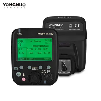 YONGNUO YN560-TX PRO 2.4G On-camera Flash Trigger Speedlite Wireless Transmitter with LCD Screen for Nikon DSLR Camera
YONGNUO YN560-TX PRO 2.4G On-camera Flash Trigger Speedlite Wireless Transmitter with LCD Screen for Nikon DSLR Camera