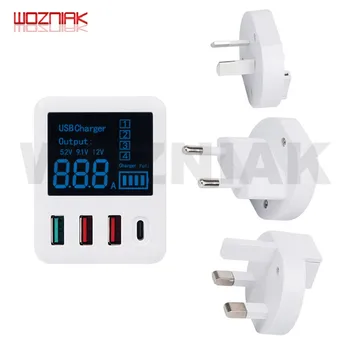 WOZNIAK RL-312 Portable Intelligent mini QC3.0 Charger Cargador with USB Output digital display and AU EU UK Conversion Plug
WOZNIAK RL-312 Portable Intelligent mini QC3.0 Charger Cargador with USB Output digital display and AU EU UK Conversion Plug