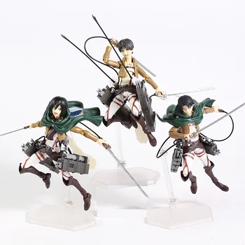Anime Figma Attack on Titan figure Eren 207 Mikasa 203 Levi 213 PVC action figures collection Toys for children doll
Anime Figma Attack on Titan figure Eren 207 Mikasa 203 Levi 213 PVC action figures collection Toys for children doll