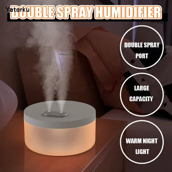 1000ml Humidifie Dual Nozzle Humidifier Usb Charging Large Capacity Household Humidifier Mute High Quality Humidifiers #y#gb40
1000ml Humidifie Dual Nozzle Humidifier Usb Charging Large Capacity Household Humidifier Mute High Quality Humidifiers #y#gb40