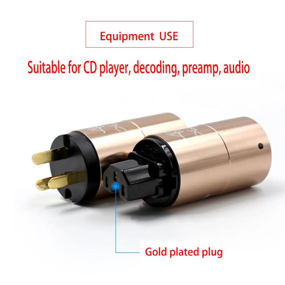 Hi-End пара Hifi Accuphase 40th EU штепсельная вилка Schuko усилитель IEC commector CD VCD DVD плеер шнур