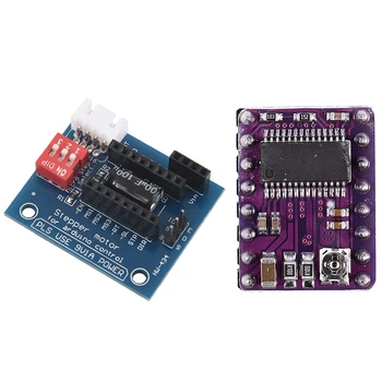 DRV8825 Stepper Motor Driver Module with 1 Pcs Blue Metal + PCB 3D Printer Stepper Motor Drive Control Board
DRV8825 Stepper Motor Driver Module with 1 Pcs Blue Metal + PCB 3D Printer Stepper Motor Drive Control Board