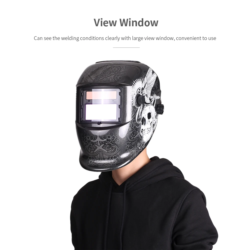 Hot Industrial Welding Helmet Solar Power Auto Darkening mask welder darkens glasses TIG MIG Band welding equipment +Adjustable
Hot Industrial Welding Helmet Solar Power Auto Darkening mask welder darkens glasses TIG MIG Band welding equipment +Adjustable