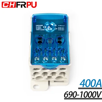 UKK 400A One in multiple-out distribution box Din Rail Terminal Blocks Universal wire connector junction box waterproof
UKK 400A One in multiple-out distribution box Din Rail Terminal Blocks Universal wire connector junction box waterproof