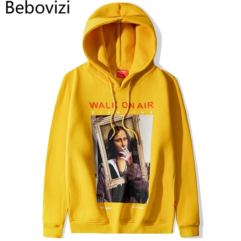 Bebovizi Casual Funny Mona Lisa Smoking Print Yellow Hoodies Tops Hip Hop Sweatshirts Pullover Hooded Streetwear Fleece Hoodie
Bebovizi Casual Funny Mona Lisa Smoking Print Yellow Hoodies Tops Hip Hop Sweatshirts Pullover Hooded Streetwear Fleece Hoodie