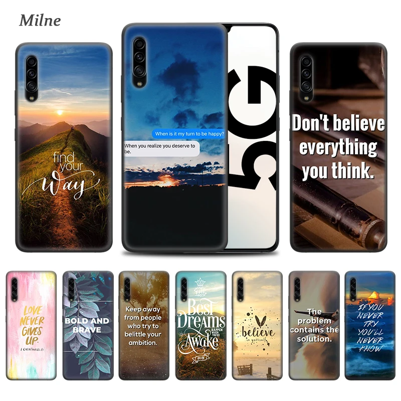 Motivational Quotes live it Case for Samsung Galaxy A50 A90 A80 A70 A60 A40 A30 s A20e A20 A10 A7 A9 2018 Black Soft Phone Cover
Motivational Quotes live it Case for Samsung Galaxy A50 A90 A80 A70 A60 A40 A30 s A20e A20 A10 A7 A9 2018 Black Soft Phone Cover