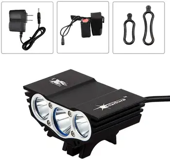 2020Newest! 3 Modes 5000Lumen 3xCree U2 XM-L LED Bicycle Bike Light Headlight Bicycle Camping Headlight + Rechargeable Battery
2020Newest! 3 Modes 5000Lumen 3xCree U2 XM-L LED Bicycle Bike Light Headlight Bicycle Camping Headlight + Rechargeable Battery