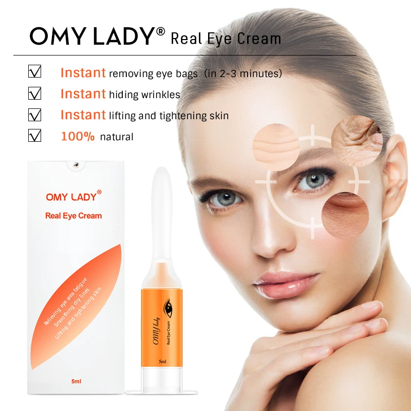 OMY LADY EyeCream Instant Remove Eyebags Firming Eye Anti Puffiness Dark Circles Under Eye Anti Age Anti Wrinkle Eye Care
OMY LADY EyeCream Instant Remove Eyebags Firming Eye Anti Puffiness Dark Circles Under Eye Anti Age Anti Wrinkle Eye Care