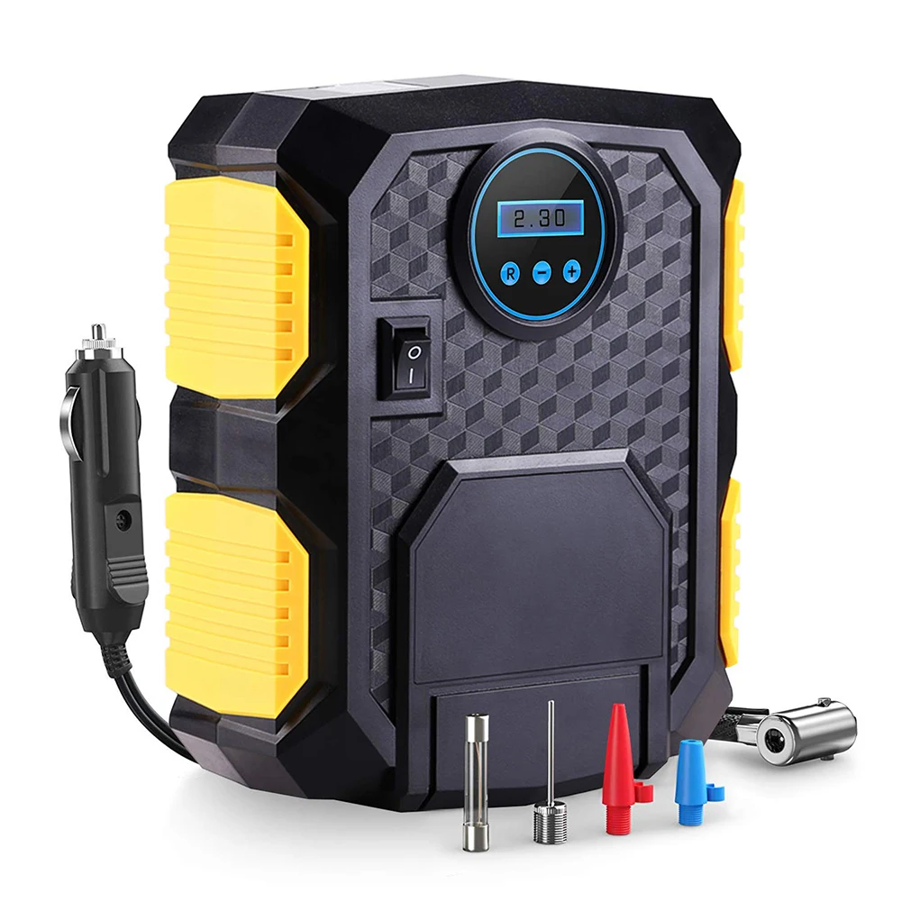 Portable Car Tyre Inflator Air Compressor Pump Digital Pressure Gauge 100PSI Airflow for Car Motorbike Basketball Motorcycles
Portable Car Tyre Inflator Air Compressor Pump Digital Pressure Gauge 100PSI Airflow for Car Motorbike Basketball Motorcycles