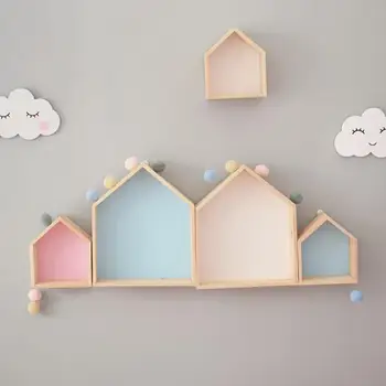 2pcs House Shaped Wood Bedroom Display Rack Living Room Storage Shelf Decor Household Wall Mounted Painted Holder Display
2pcs House Shaped Wood Bedroom Display Rack Living Room Storage Shelf Decor Household Wall Mounted Painted Holder Display