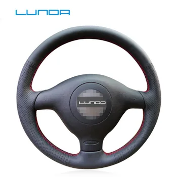 LUNDA Black Leather Steering Wheel Cover for Volkswagen VW Golf 4 Passat B5 1996-2003 Polo 1999-2002 Seat Leon 1999-2004
LUNDA Black Leather Steering Wheel Cover for Volkswagen VW Golf 4 Passat B5 1996-2003 Polo 1999-2002 Seat Leon 1999-2004