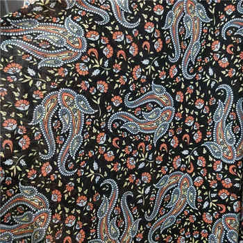 New Printed Paisley Chiffon chiffon fabric Dress shirt skirt and trousers fabric
New Printed Paisley Chiffon chiffon fabric Dress shirt skirt and trousers fabric