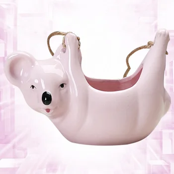 1Pc Ceramic Flower Pots Fleshiness Plant Pots Creative Koala SHaped Flower Container for Home Store (White)
1Pc Ceramic Flower Pots Fleshiness Plant Pots Creative Koala SHaped Flower Container for Home Store (White)