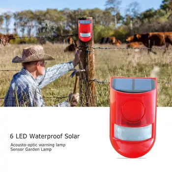 Sound Alert Flash Solar Light Power Warning Sound Alarm Motion Sensor Siren Strobe Solar LED Waterproof Easy Installation
Sound Alert Flash Solar Light Power Warning Sound Alarm Motion Sensor Siren Strobe Solar LED Waterproof Easy Installation