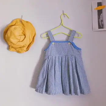 2020 New Style Girls Plaid Dress Cotton Fashion Summer Girls Vest Dresses 1-6t QA51 
2020 New Style Girls Plaid Dress Cotton Fashion Summer Girls Vest Dresses 1-6t QA51