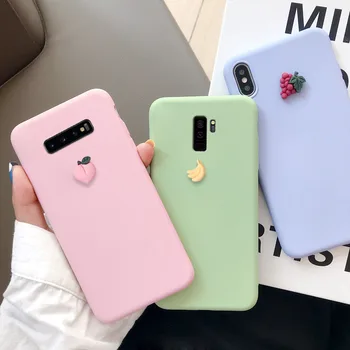 Cute 3D fruit banana peach grape case for Samsung Galaxy S10 5G S10E S9 S8 plus S7 S6 edge lovely soft tpu back cover funda capa
Cute 3D fruit banana peach grape case for Samsung Galaxy S10 5G S10E S9 S8 plus S7 S6 edge lovely soft tpu back cover funda capa